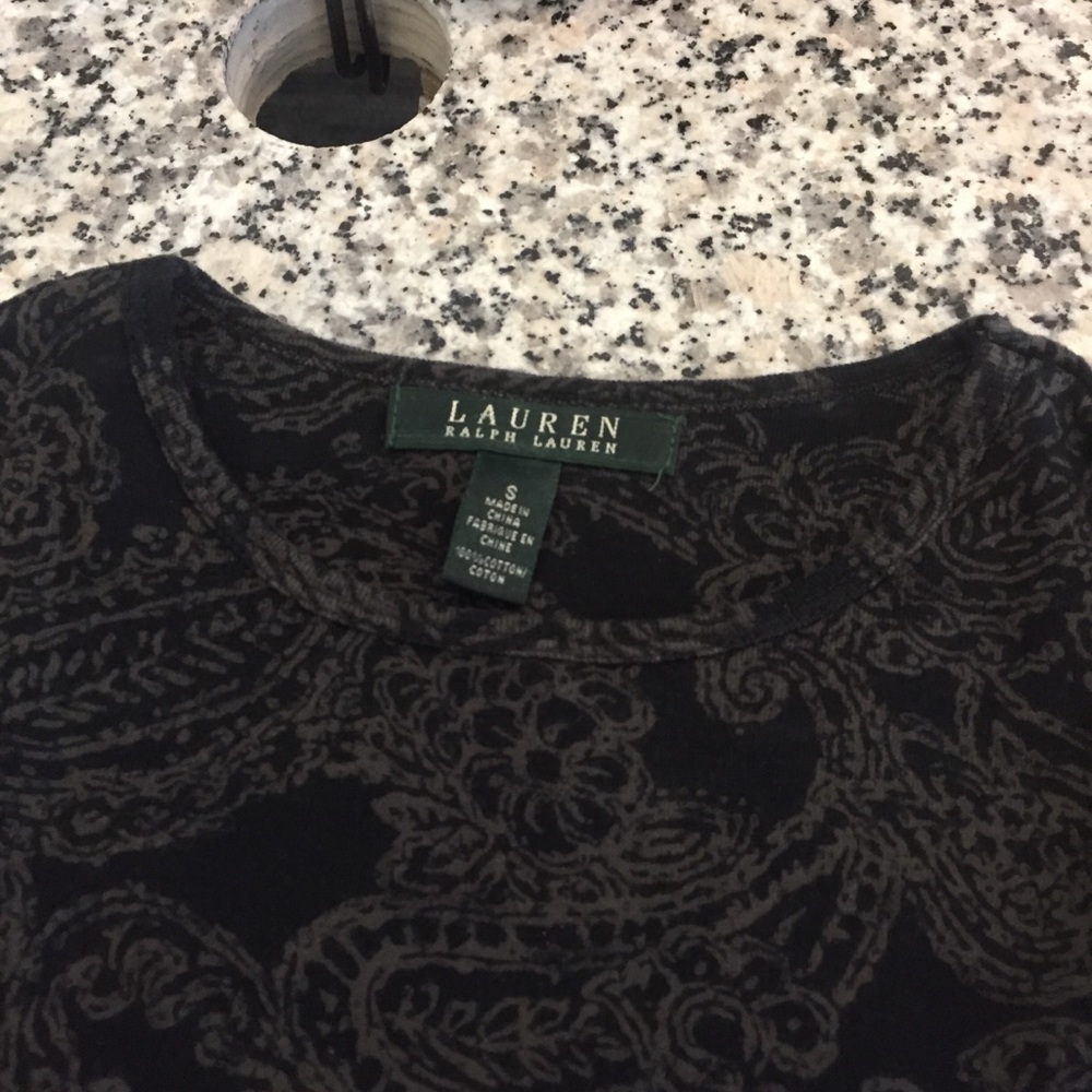 Ralph Lauren tight sweatshirt with floral designs